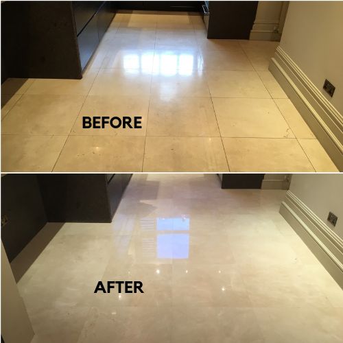 Before After Marble Cleaning